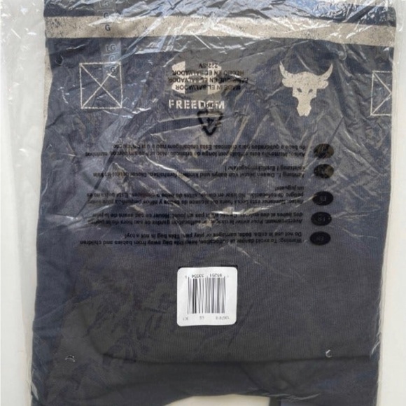 Under Armour UA Women's Project Rock Veterans Day T Shirt. Black. Size: Large - Picture 3 of 7